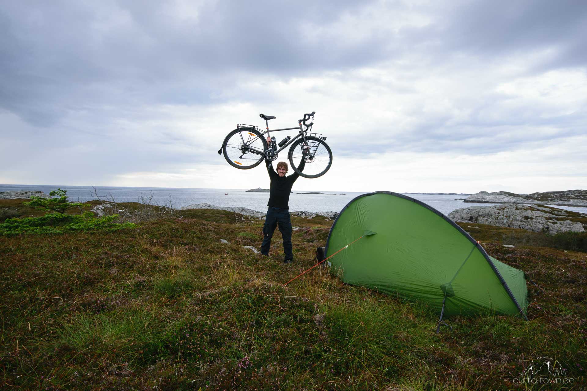 With my Travel Bike in Norway